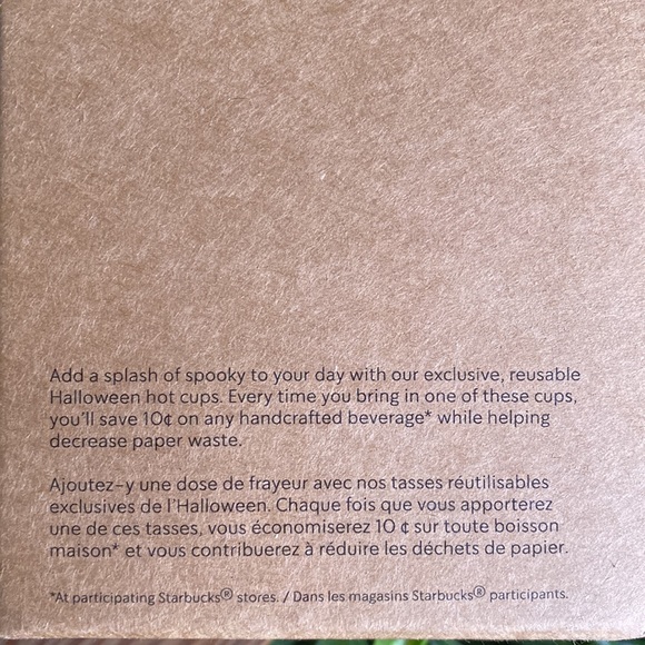 Starbucks 2019 Halloween Collection Spooky Reusable Cups -Set of 6 16 oz Large - Picture 13 of 13